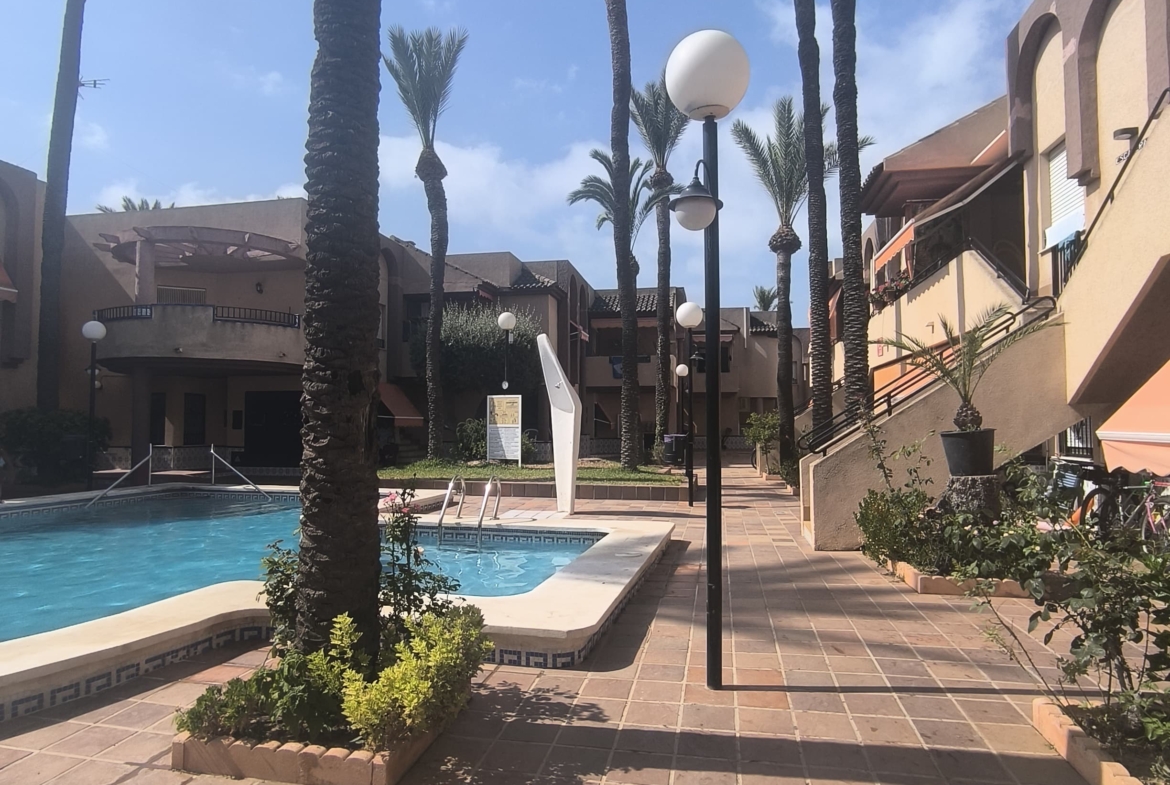 2 Bedroom Townhouse * Lo Pagan * 10 minute walk to the local Beach * Private Parking * Communal Pool * Close to many amenities * Excellent location * €161,000