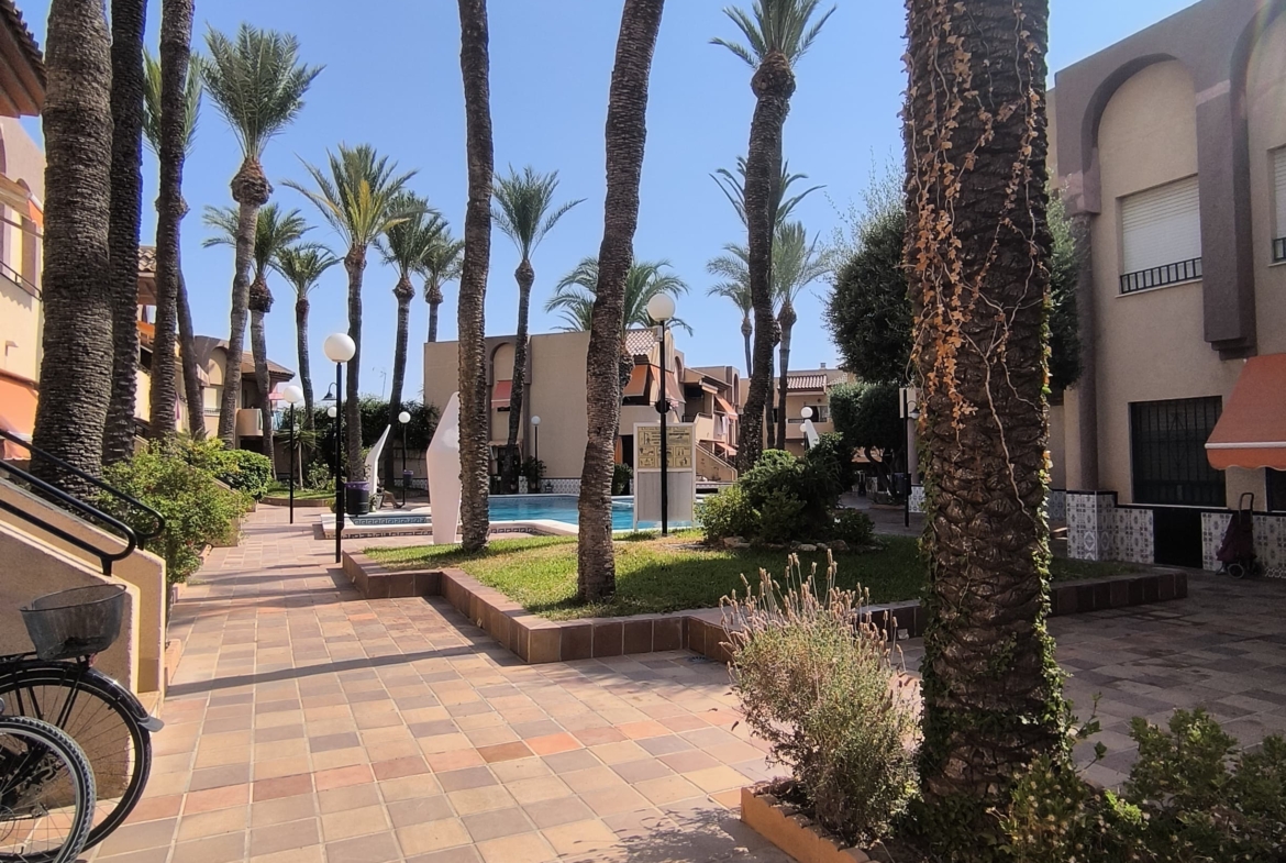 2 Bedroom Townhouse * Lo Pagan * 10 minute walk to the local Beach * Private Parking * Communal Pool * Close to many amenities * Excellent location * €161,000