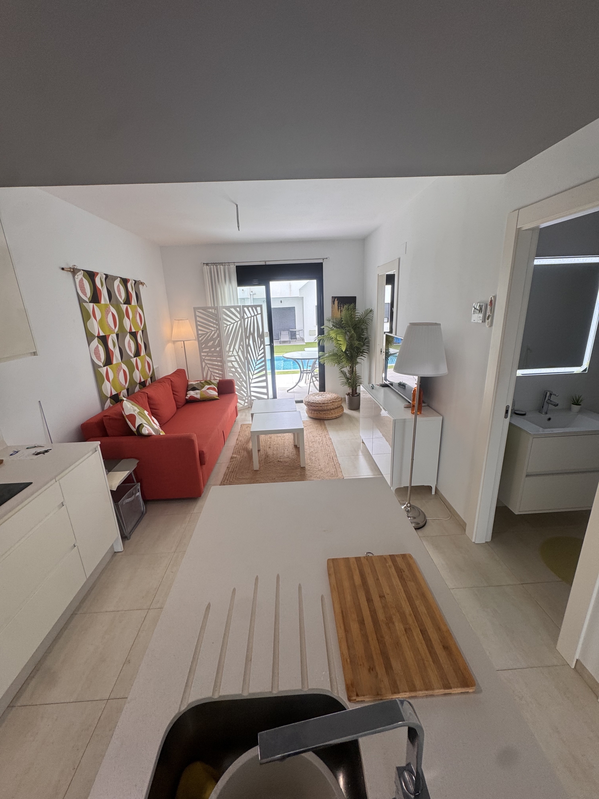 IMG_7647 Immaculate Ground Floor Modern Apartment * 2 Bedroom / 2 Bathroom * Very Popular area Near Castelar College San Pedro / Lo Pagan * Playamar IV * Swimming Pool * Private Parking * Only €199,995 ***