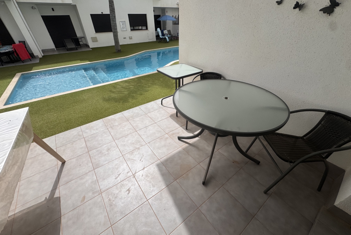Immaculate Ground Floor Modern Apartment * 2 Bedroom / 2 Bathroom * Very Popular area Near Castelar College San Pedro / Lo Pagan  * Playamar IV * Swimming Pool * Private Parking * Only €199,995 ***