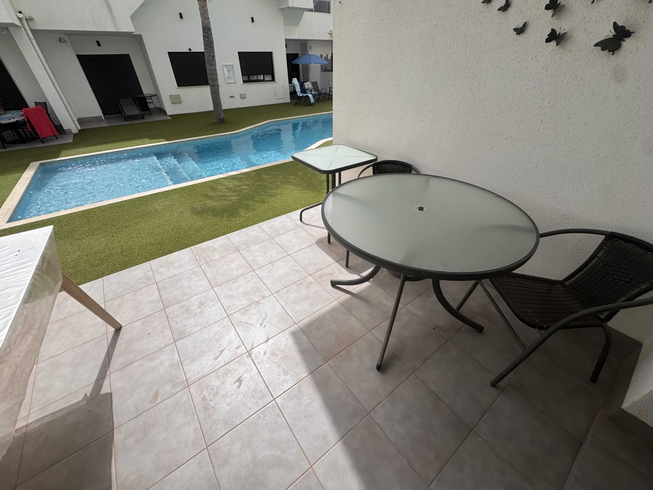 IMG_7679 Immaculate Ground Floor Modern Apartment * 2 Bedroom / 2 Bathroom * Very Popular area Near Castelar College San Pedro / Lo Pagan * Playamar IV * Swimming Pool * Private Parking * Only €199,995 ***