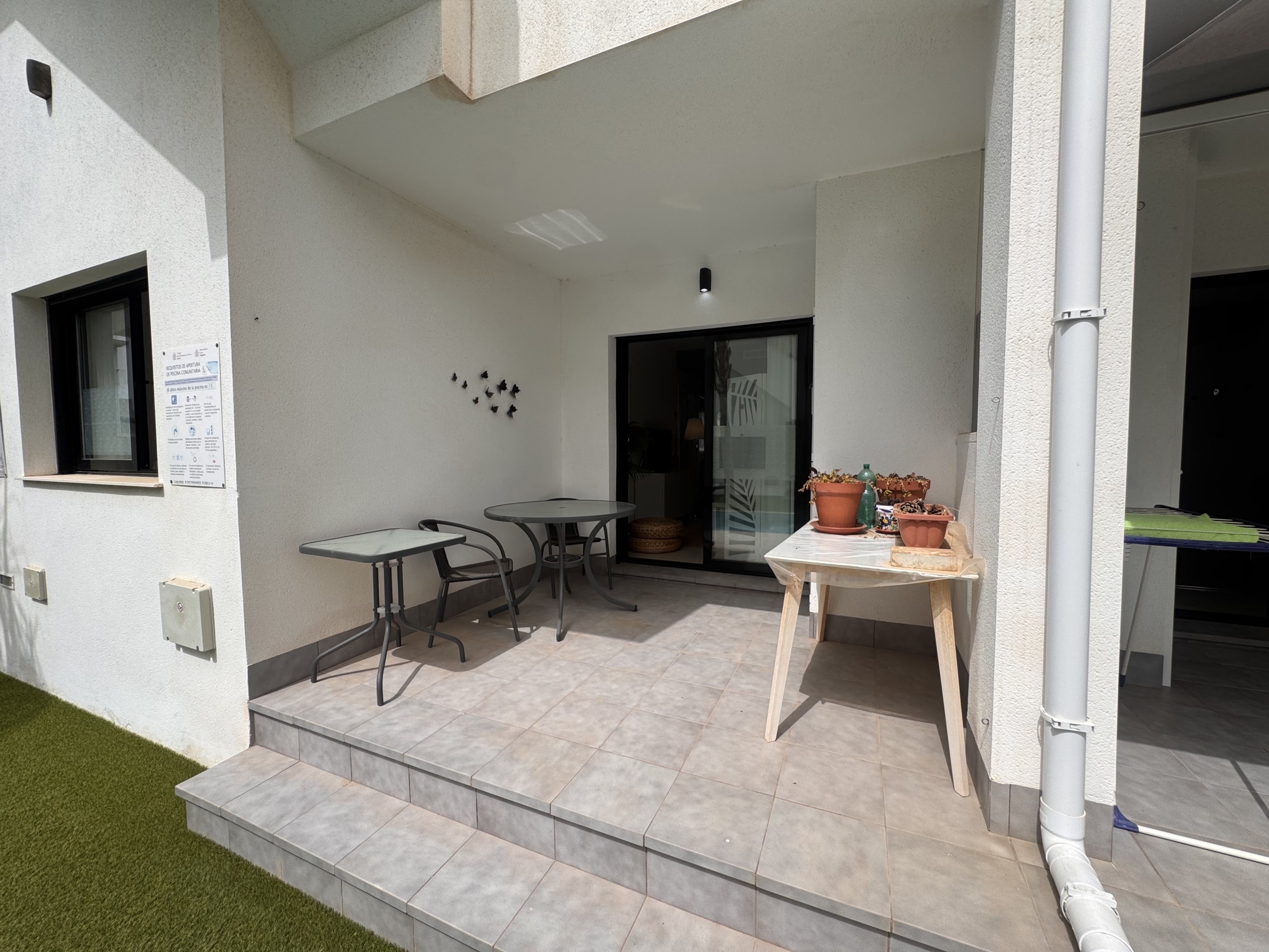 IMG_7680 Immaculate Ground Floor Modern Apartment * 2 Bedroom / 2 Bathroom * Very Popular area Near Castelar College San Pedro / Lo Pagan * Playamar IV * Swimming Pool * Private Parking * Only €199,995 ***