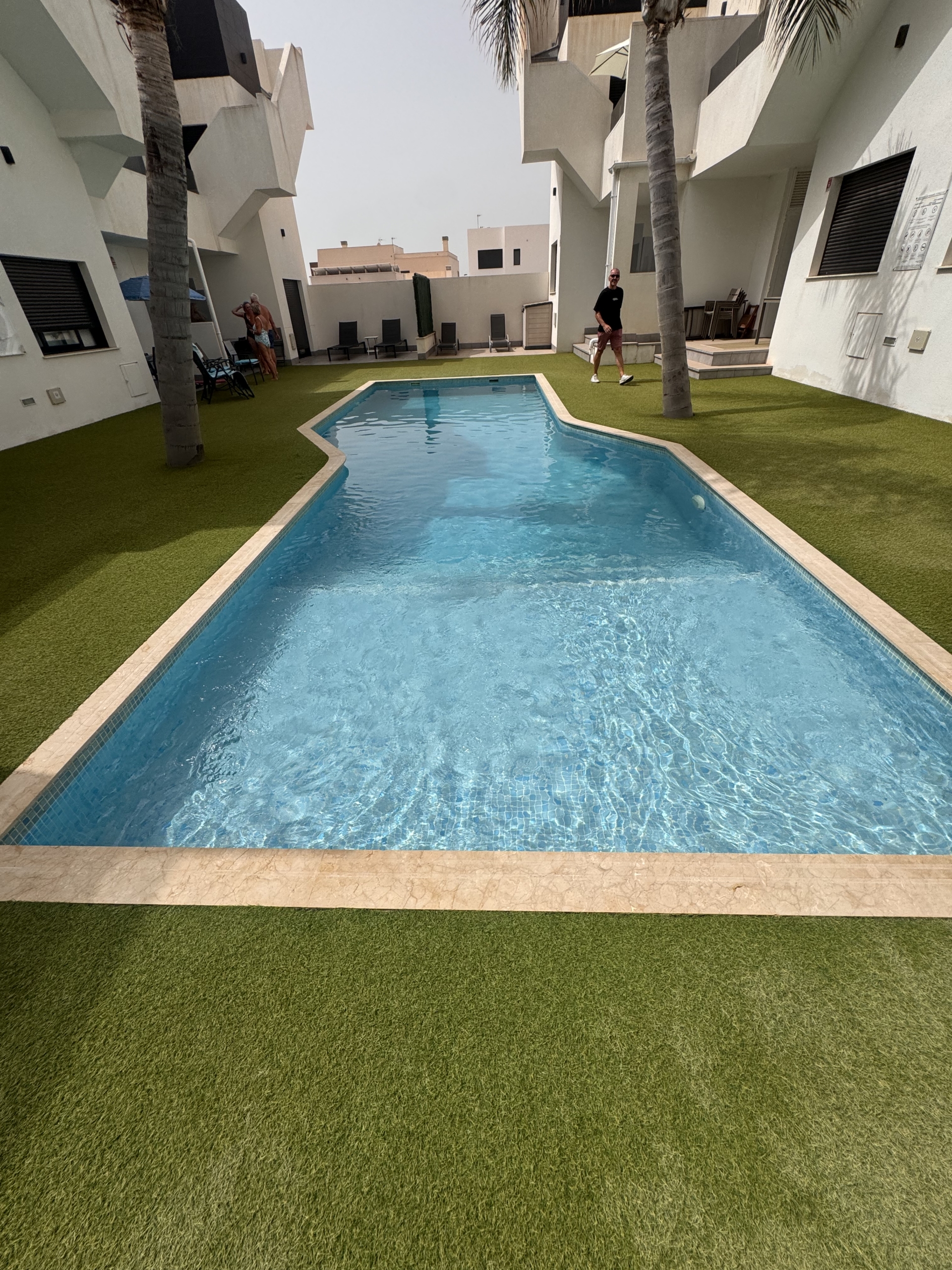 IMG_7685 Immaculate Ground Floor Modern Apartment * 2 Bedroom / 2 Bathroom * Very Popular area Near Castelar College San Pedro / Lo Pagan * Playamar IV * Swimming Pool * Private Parking * Only €199,995 ***