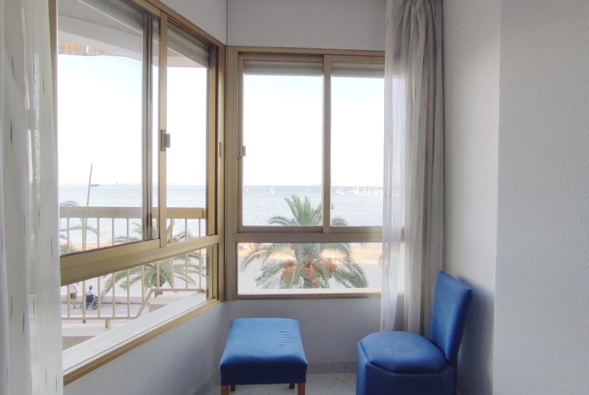 3 Bedroom * 2 Bathroom * Apartment First line to the beach * Lo Pagan * Excellent Views * Parking & Elevator * €259,900*