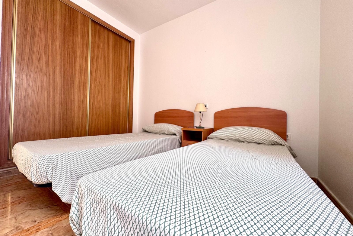 2 Bedroom / 2 Bathroom Apartment * Very popular Development * San Pedro del Pinatar * 10 minutes walk to the local beach * Shared Pool / Jacuzzi * Rooftop Solarium with BBQ facilities * Excellent Views €139,995 *