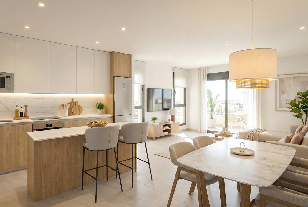 Mirador de Benijófar is an exclusive boutique new-build residential development featuring just nine modern apartments in the heart of Benijófar on the Costa Blanca * From just €249,900*