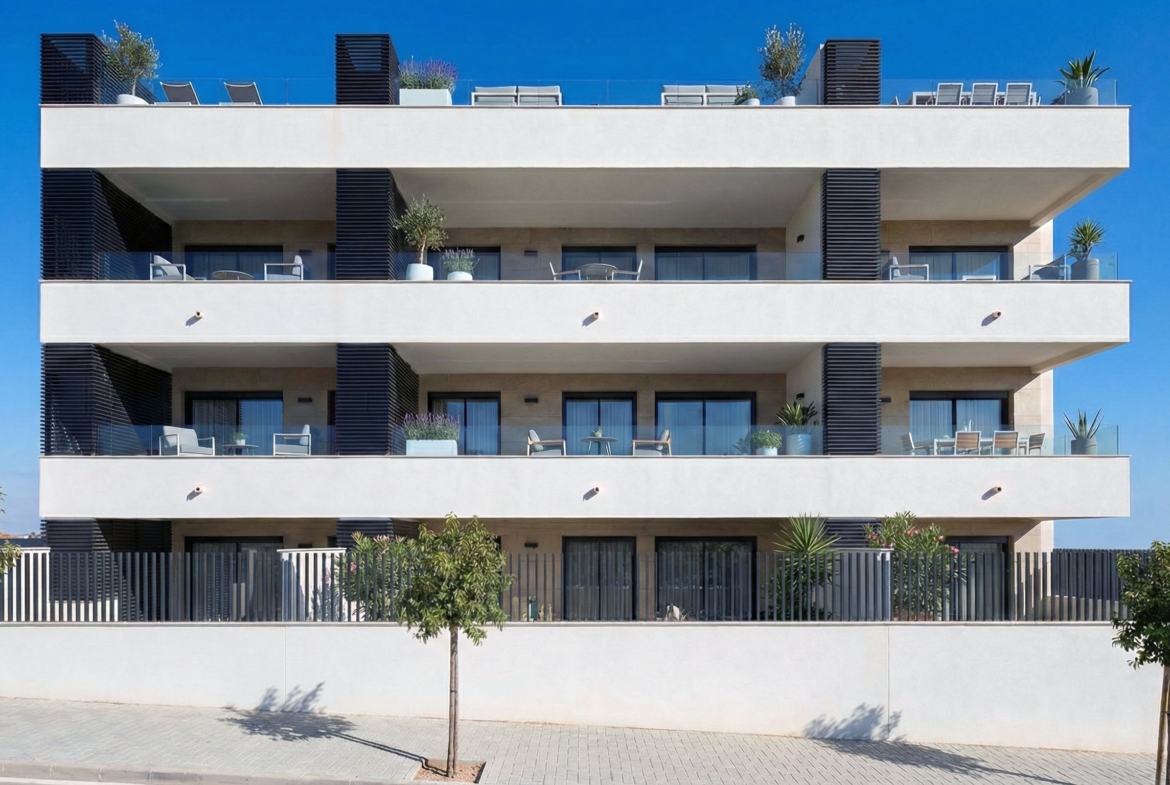 Mirador de Benijófar is an exclusive boutique new-build residential development featuring just nine modern apartments in the heart of Benijófar on the Costa Blanca * From just €249,900*