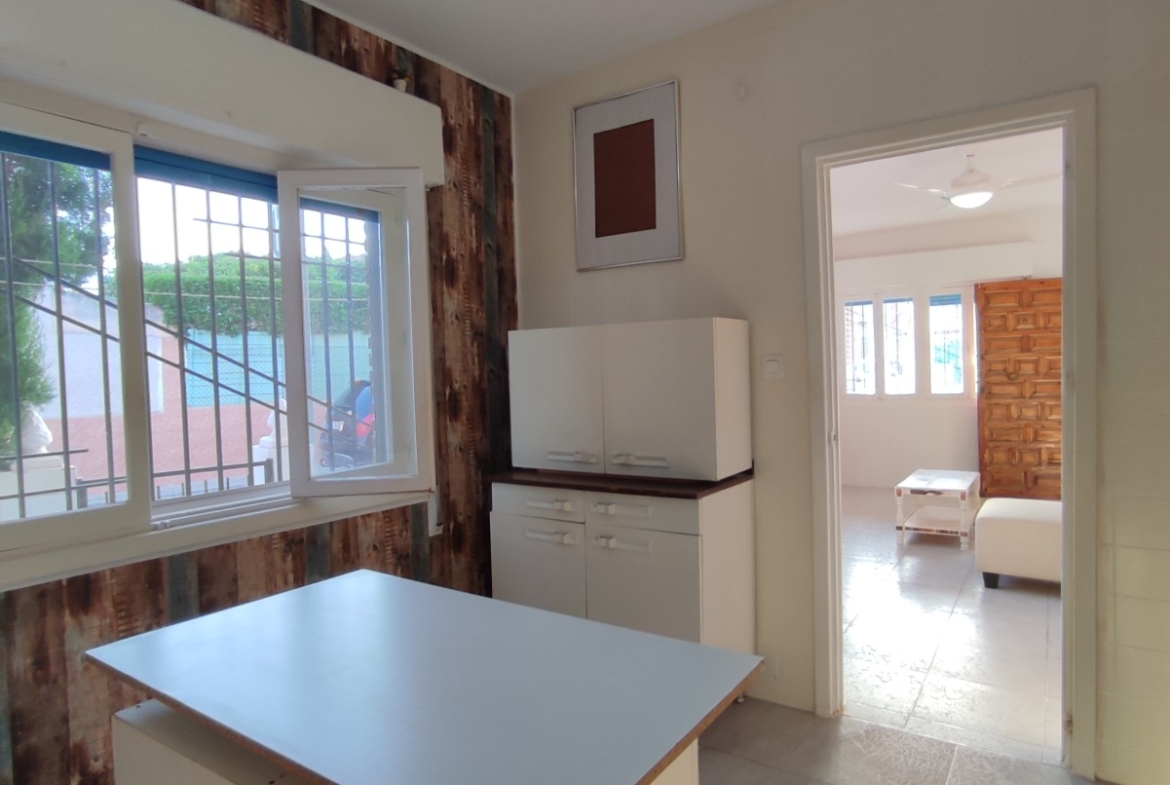 Semi Detached Ground Floor Bungalow * Lo Pagan * 700 meters from the Beach * Excellent Condition * Residential Location * 3 Bedrooms / 1 Bathroom only €119,500*