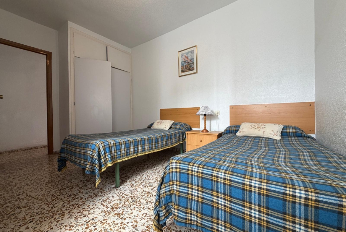 2 Beds / 1 Bath * Apartment with Garage * €110,000 * Lo Pagan *80 meters to the beach *Private Parking *