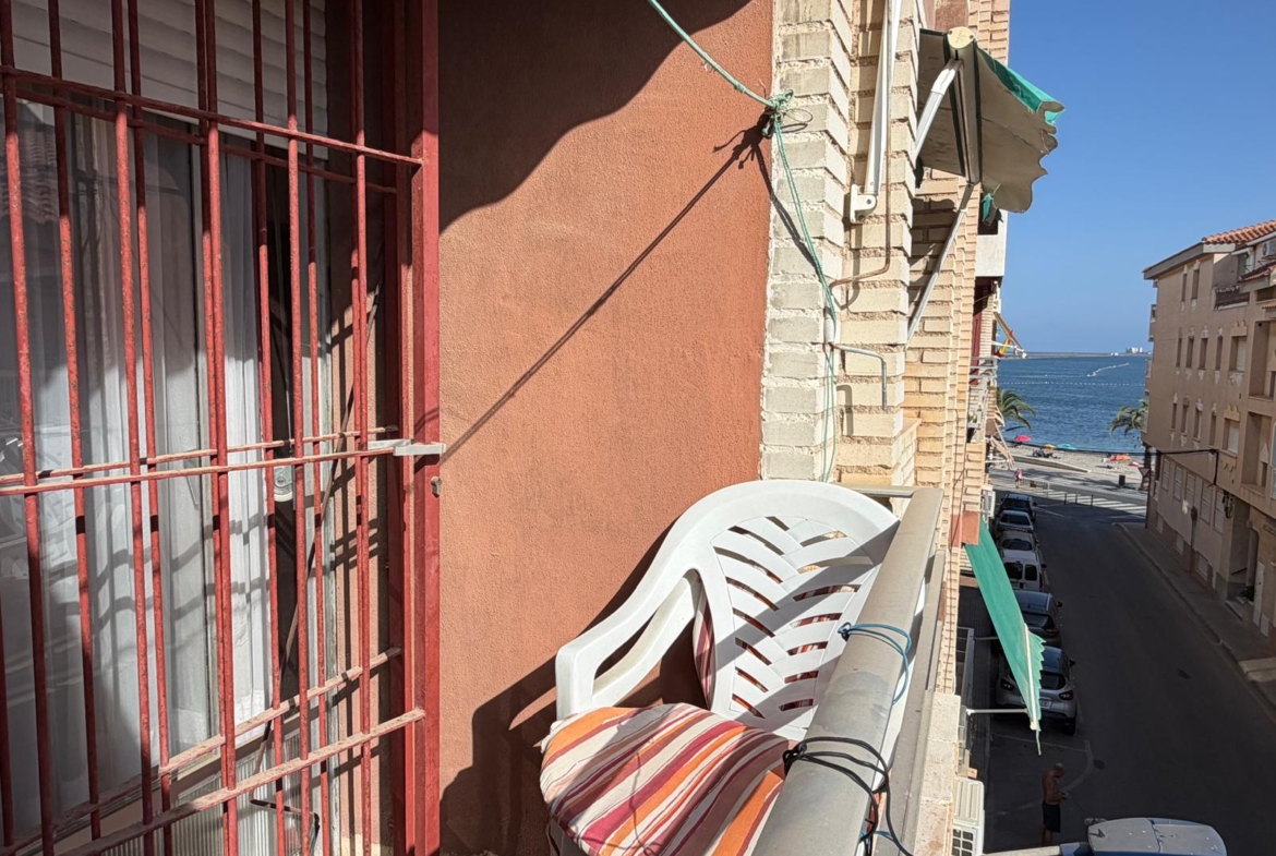 2 Beds / 1 Bath * Apartment with Garage * €110,000 * Lo Pagan *80 meters to the beach *Private Parking *
