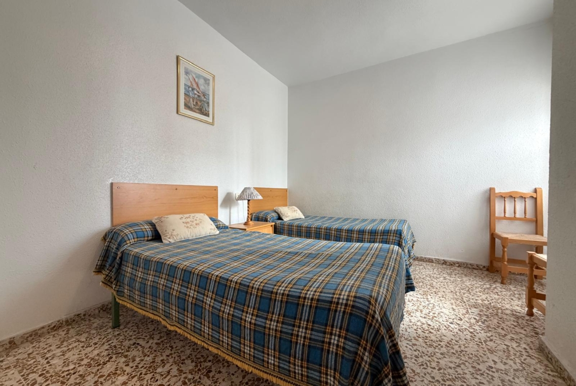 2 Beds / 1 Bath * Apartment with Garage * €110,000 * Lo Pagan *80 meters to the beach *Private Parking *