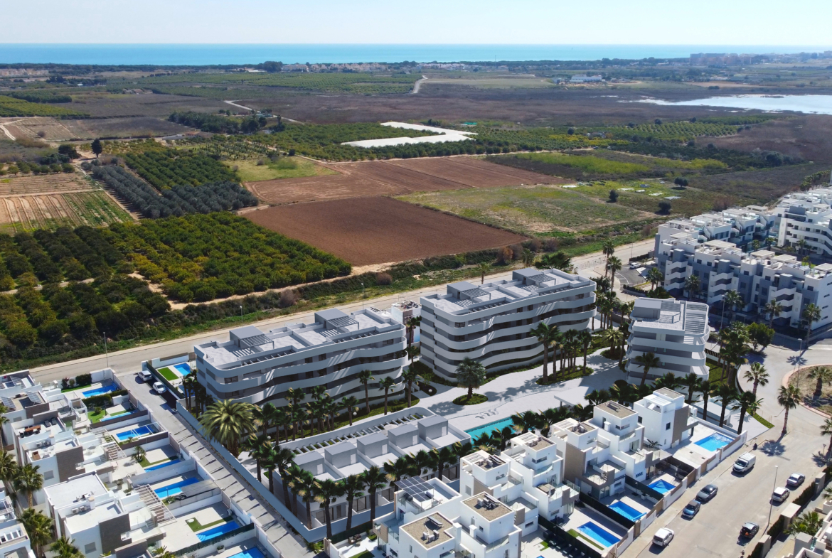 Mirador de La Salina * SALISOL RESORT * GUARDAMAR  del Segura *MODERN LUXURY APARTMENTS UP TO 235 M2 WITH TERRACES. 10 MINUTES FROM BEACH. DIRECT FROM DEVELOPER, IN EL RASO – GUARDAMAR, COSTA BLANCA. SPAIN.