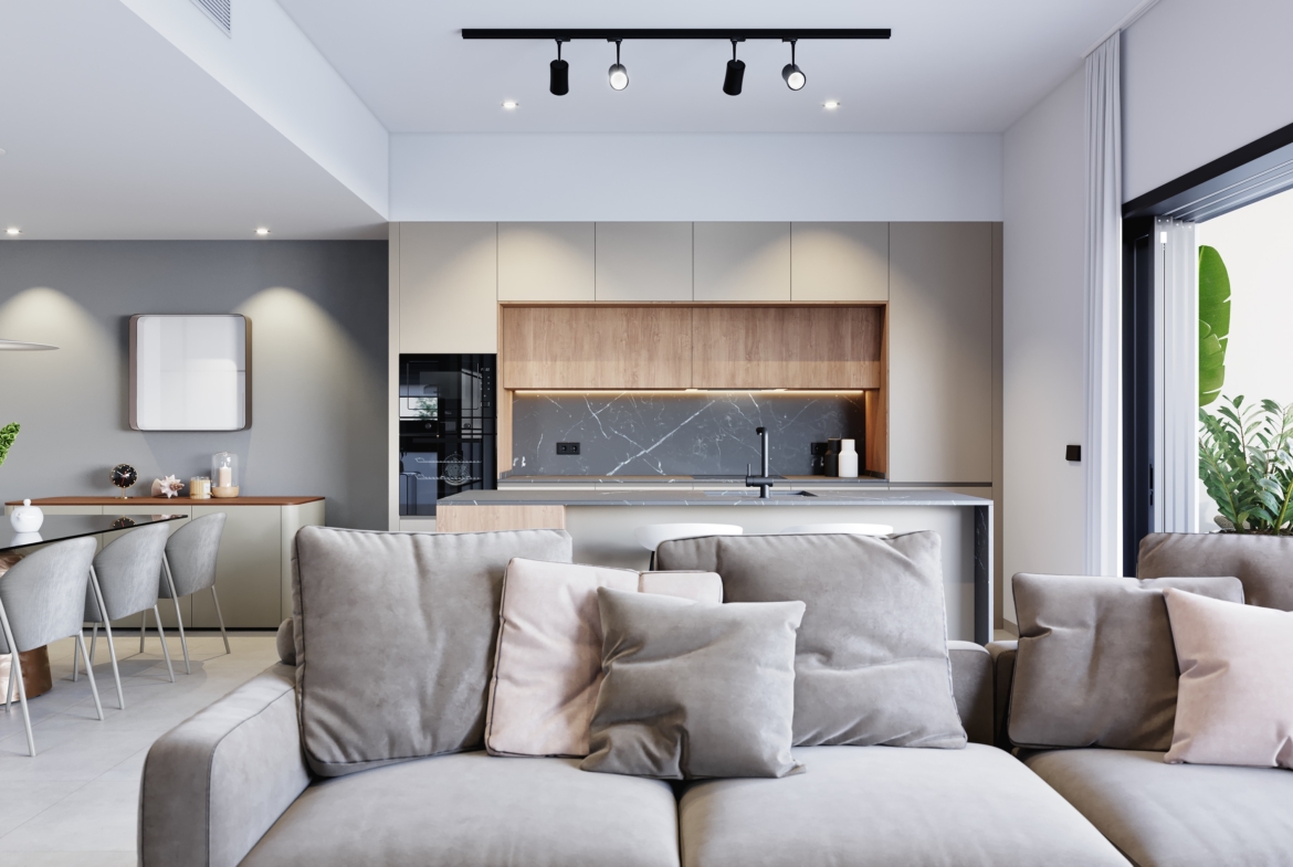 PURA VIDA VI * Pilar de La Horadada * Exclusive Bungalows * Top Floor Two Bedrooms / 2 Bathrooms / Ground Floor 3 Bedrooms / 2 Bathrooms * €434,000 – €479,000 *