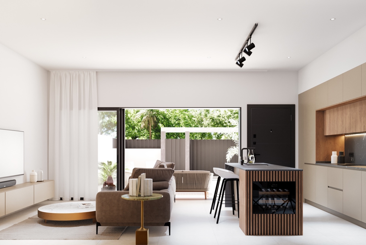 PURA VIDA VI * Pilar de La Horadada * Exclusive Bungalows * Top Floor Two Bedrooms / 2 Bathrooms / Ground Floor 3 Bedrooms / 2 Bathrooms * €434,000 – €479,000 *