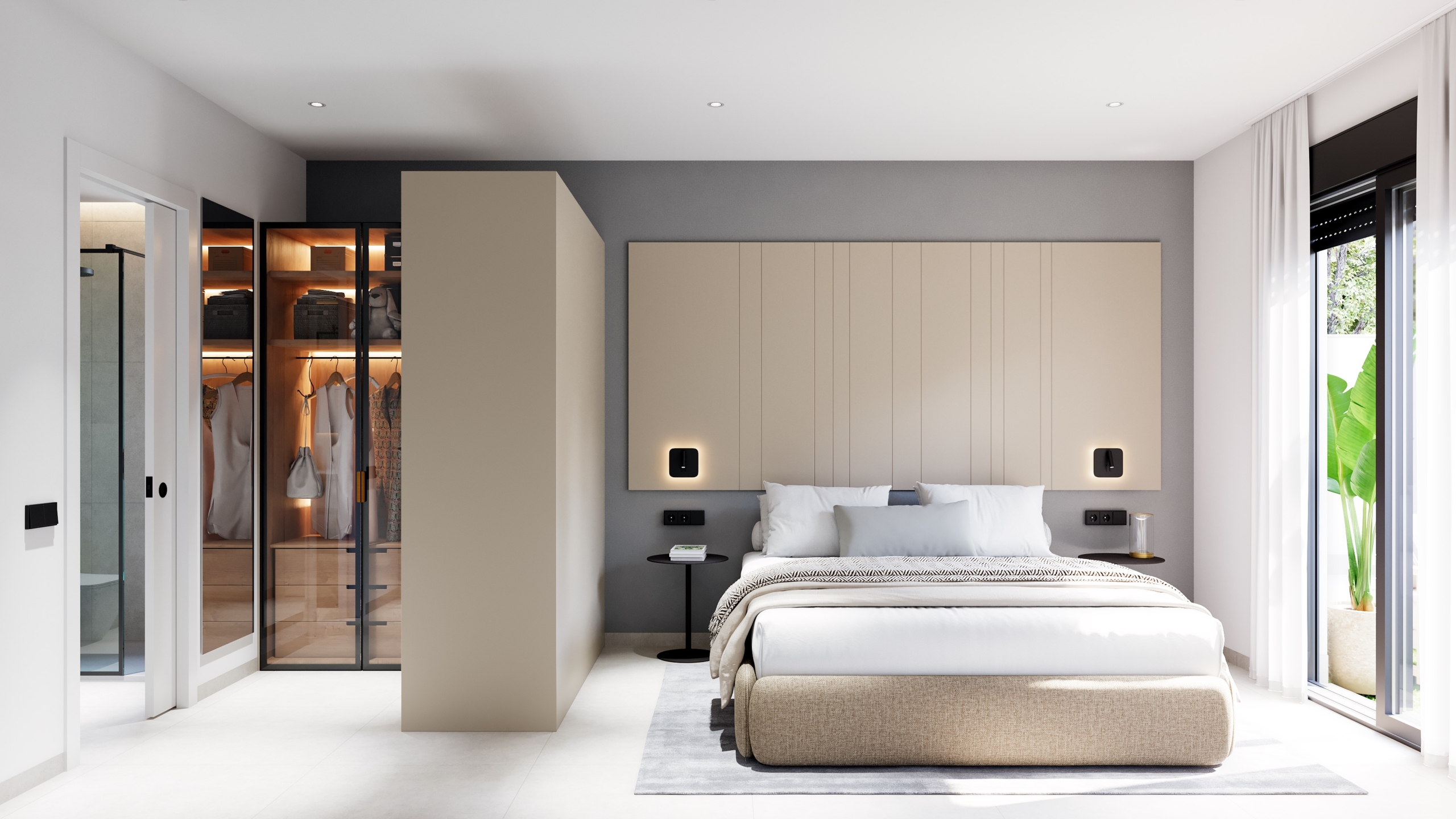 (17) MASTER BEDROOM PURA VIDA VI * Pilar de La Horadada * Exclusive Bungalows * Top Floor Two Bedrooms / 2 Bathrooms / Ground Floor 3 Bedrooms / 2 Bathrooms * €434,000 – €479,000 *
