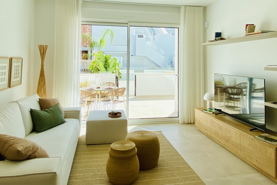 Playamar XIV * Pilar de La Horadada * Luxury 2/3 Bedroom / 2 Bathroom* Apartments in the heart of the Town * Ground Floor & Top Floor Apartments available From just €284,900 *