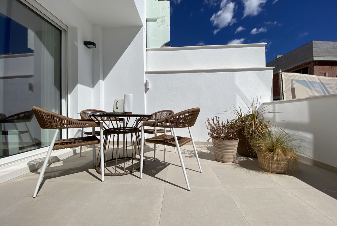 Playamar XIV * Pilar de La Horadada * Luxury 2/3 Bedroom / 2 Bathroom* Apartments in the heart of the Town * Ground Floor & Top Floor Apartments available From just €284,900 *
