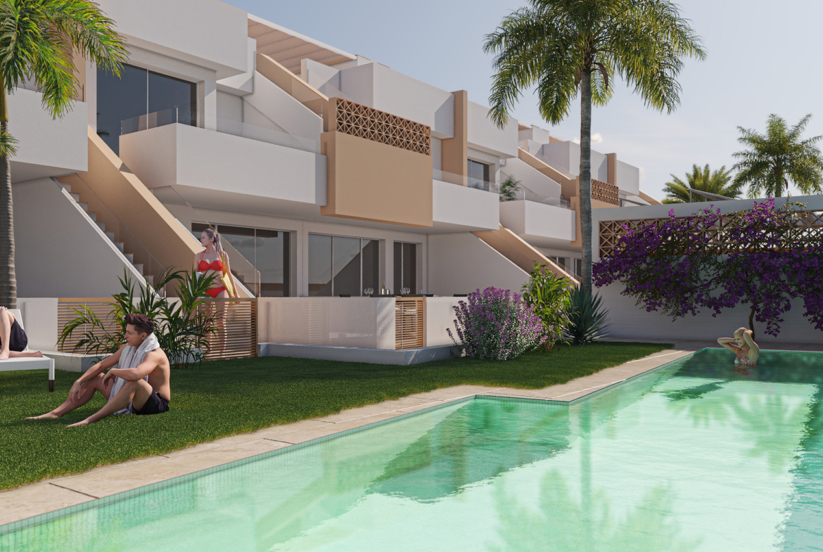 Playamar XIV * Pilar de La Horadada * Luxury 2/3 Bedroom / 2 Bathroom* Apartments in the heart of the Town * Ground Floor & Top Floor Apartments available From just €284,900 *