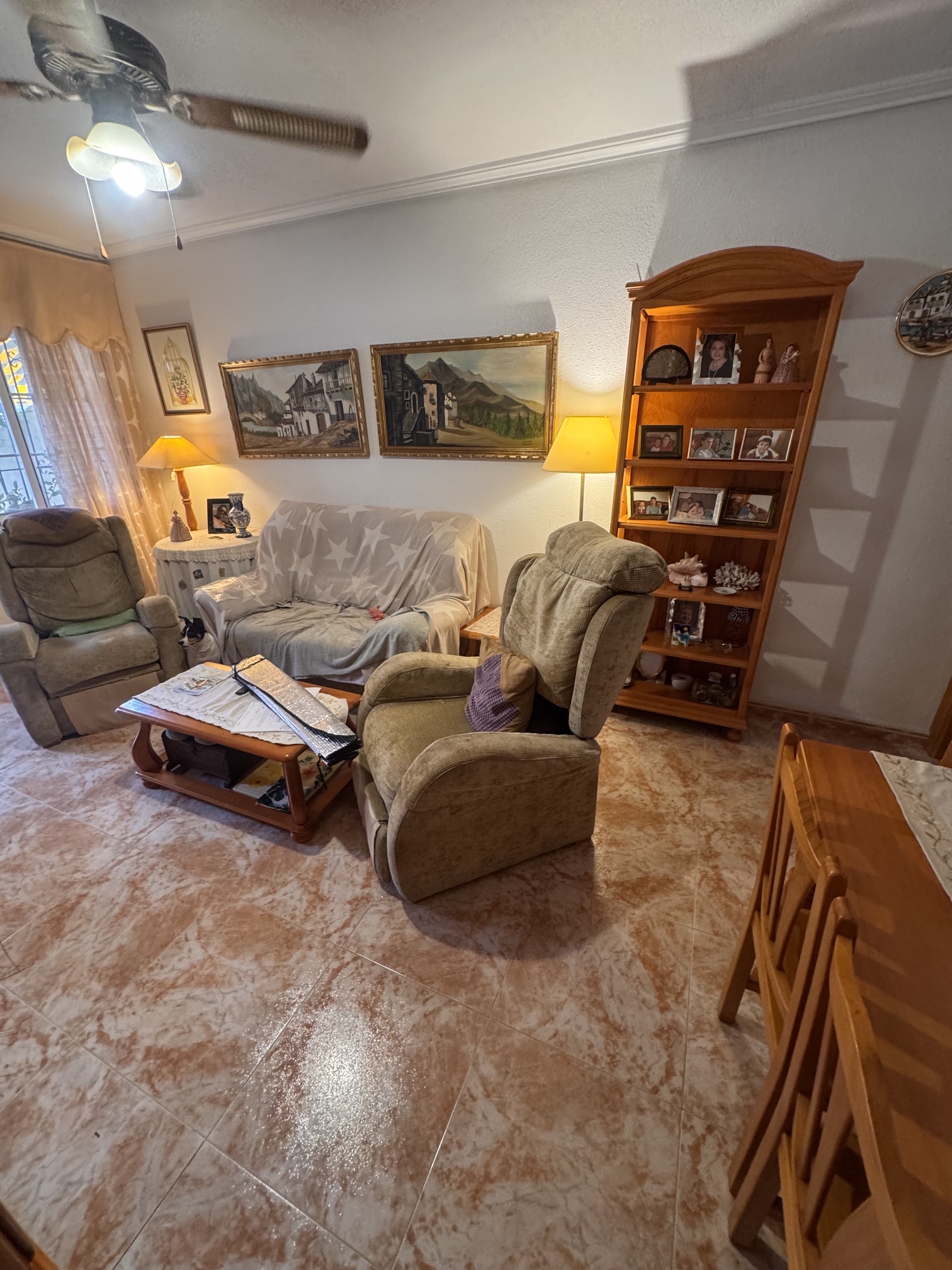 Just on the Market ***Fabulous Condition * 3 Bedroom / 2 Bathroom * One level house with Separate Annexe Upstairs with Double Bedroom * Large Storeroom & Large Solarium * The Price also includes a Separate Private * Double Underground Parking & Storage Room * €199,995 *