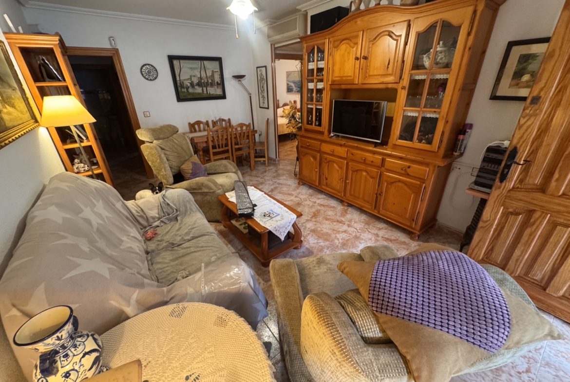 Just on the Market ***Fabulous Condition * 3 Bedroom / 2 Bathroom * One level house with Separate Annexe Upstairs with Double Bedroom * Large Storeroom & Large Solarium * The Price also includes a Separate Private * Double Underground Parking & Storage Room * €199,995 *