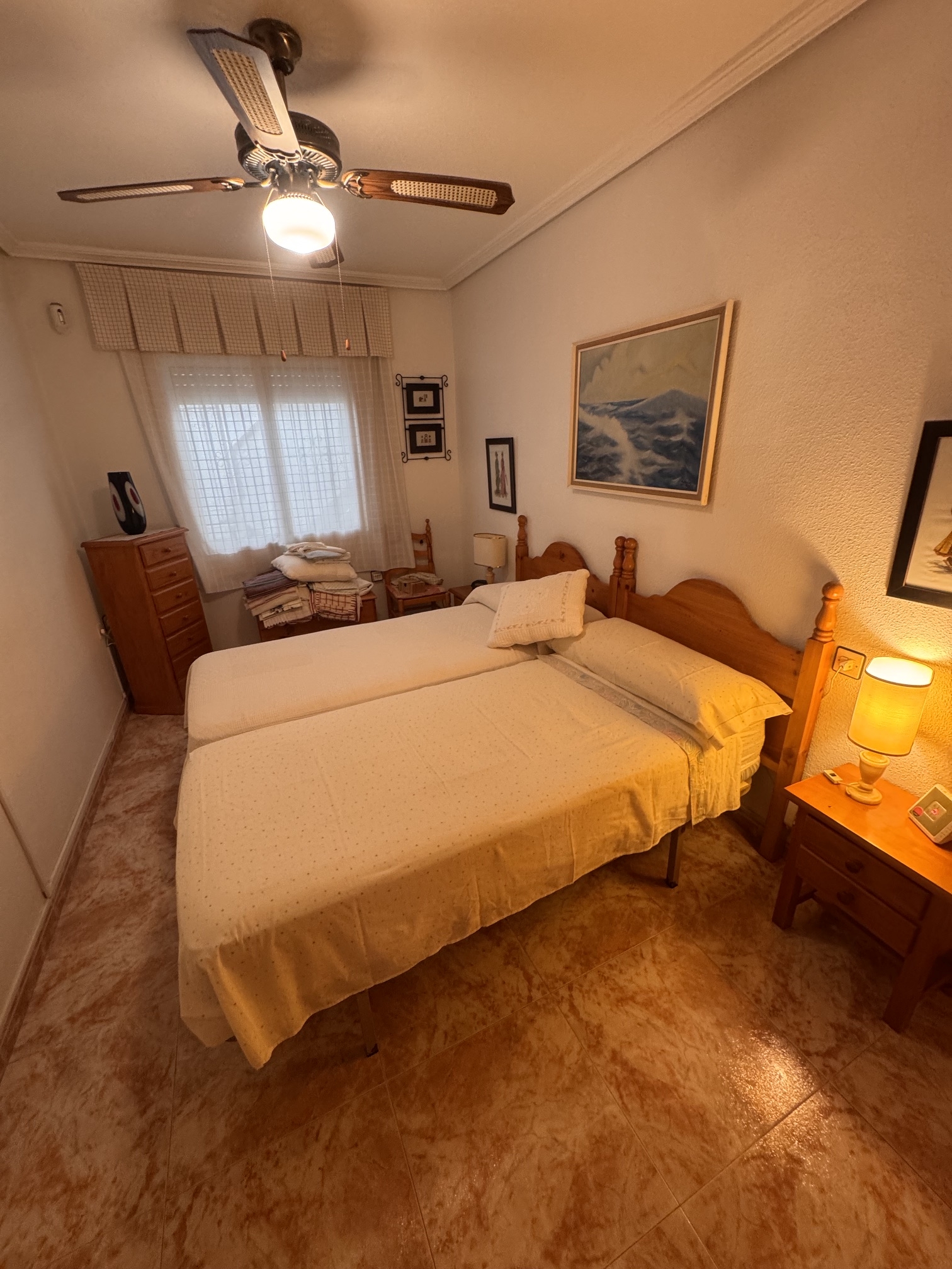 Just on the Market ***Fabulous Condition * 3 Bedroom / 2 Bathroom * One level house with Separate Annexe Upstairs with Double Bedroom * Large Storeroom & Large Solarium * The Price also includes a Separate Private * Double Underground Parking & Storage Room * €199,995 *