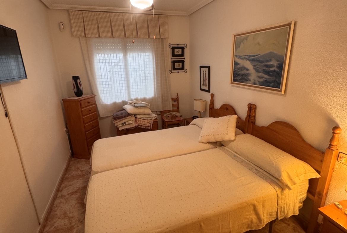 Just on the Market ***Fabulous Condition * 3 Bedroom / 2 Bathroom * One level house with Separate Annexe Upstairs with Double Bedroom * Large Storeroom & Large Solarium * The Price also includes a Separate Private * Double Underground Parking & Storage Room * €199,995 *