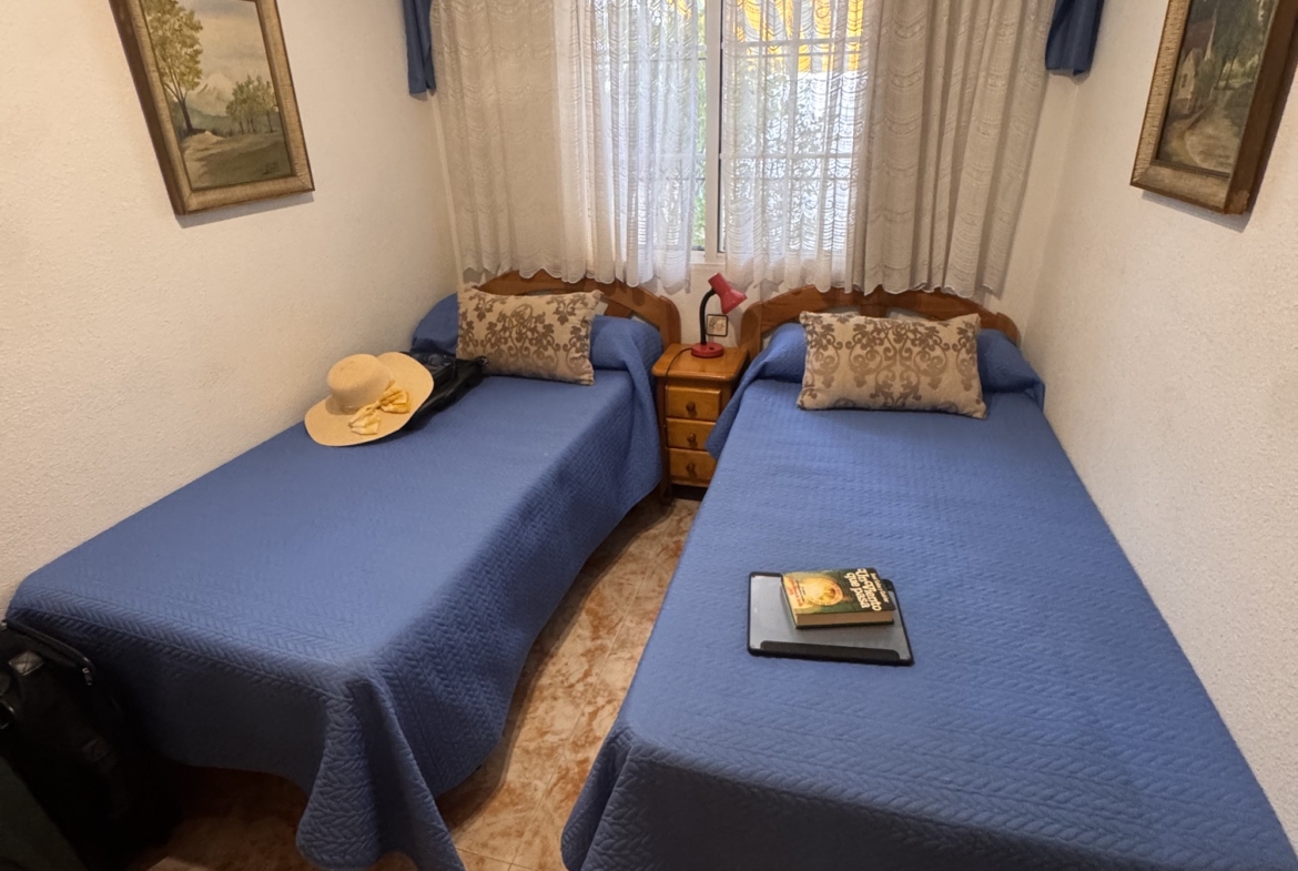 Just on the Market ***Fabulous Condition * 3 Bedroom / 2 Bathroom * One level house with Separate Annexe Upstairs with Double Bedroom * Large Storeroom & Large Solarium * The Price also includes a Separate Private * Double Underground Parking & Storage Room * €199,995 *
