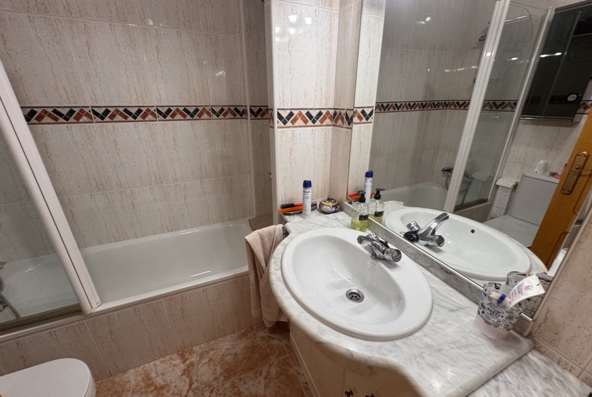 Just on the Market ***Fabulous Condition * 3 Bedroom / 2 Bathroom * One level house with Separate Annexe Upstairs with Double Bedroom * Large Storeroom & Large Solarium * The Price also includes a Separate Private * Double Underground Parking & Storage Room * €199,995 *